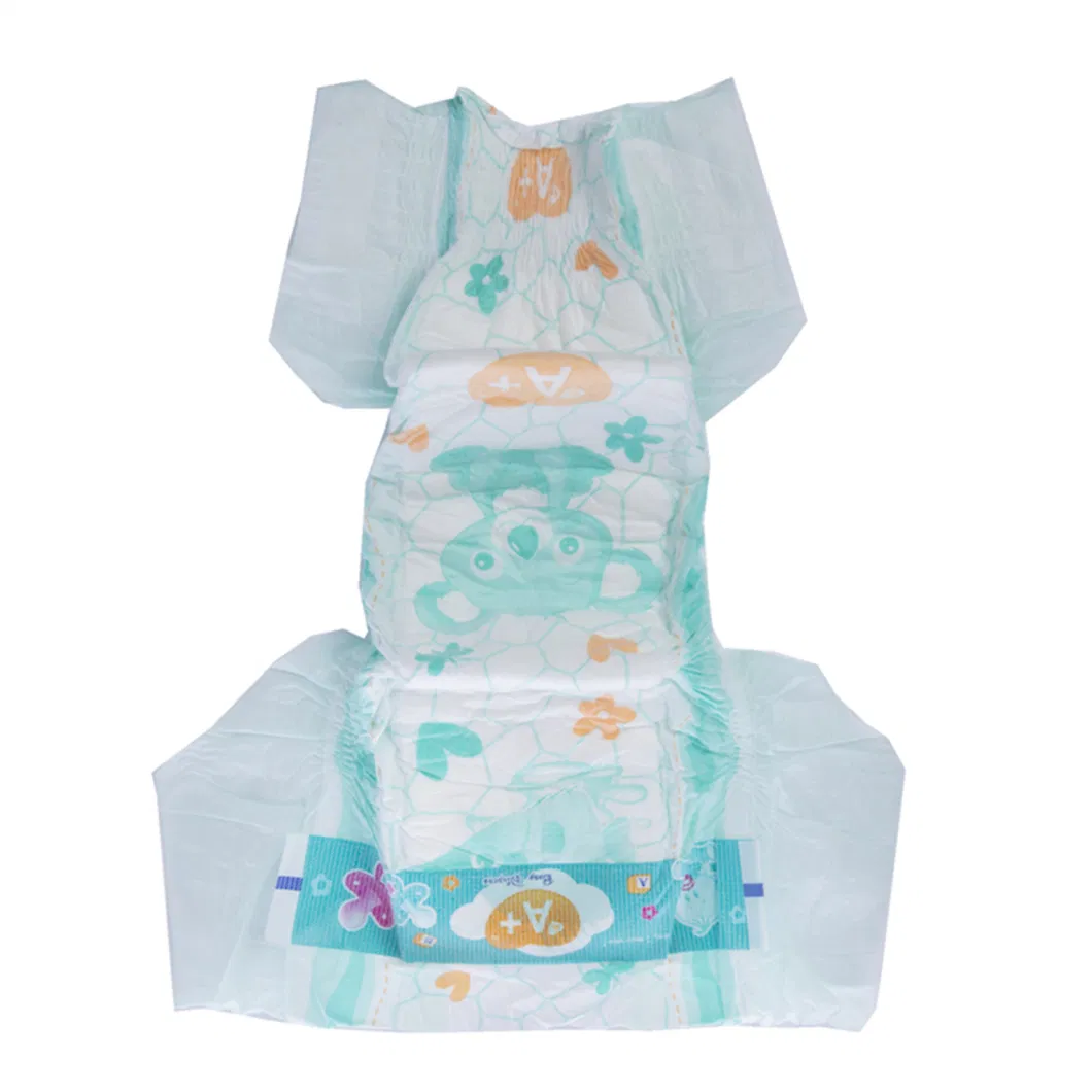 Wholesale Premium Disposable Sleepy OEM Nice Cotton Breathable Baby Diaper for New Born Supplier Manufacturer in China