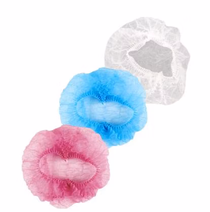 건강 관리 공장 OEM 맞춤형 위생 외과 간호사 머리망 일회용 PP SMS 불룩한 모자